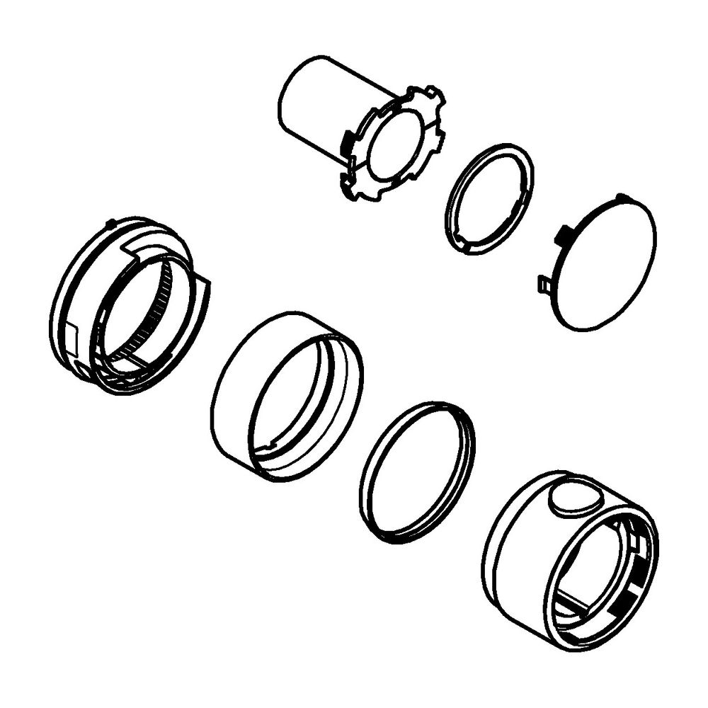 Grohe Temperaturwählgriff für Grohtherm Fertigmontageset, Chrom, 49082000... GROHE-49082000 4005176487064 (Abb. 3)