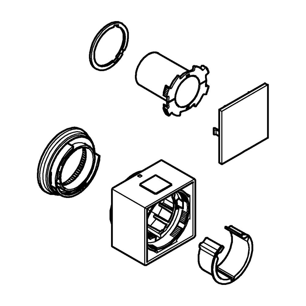 Grohe Temperaturwählgriff eckig für Thermostat-Fertigmontageset, SafeStop Sicherheitssp... GROHE-49091000 4005176497025 (Abb. 3)