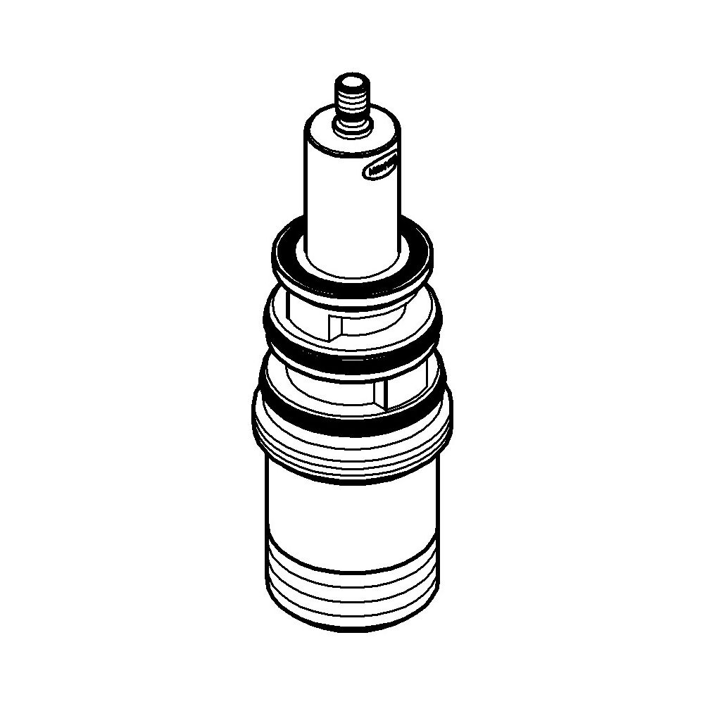 Grohe Umstellung Nickel gebürstet, für Einhebelmischer und Thermostate, Wandmontage, au... GROHE-65655EN0 4005176437809 (Abb. 2)