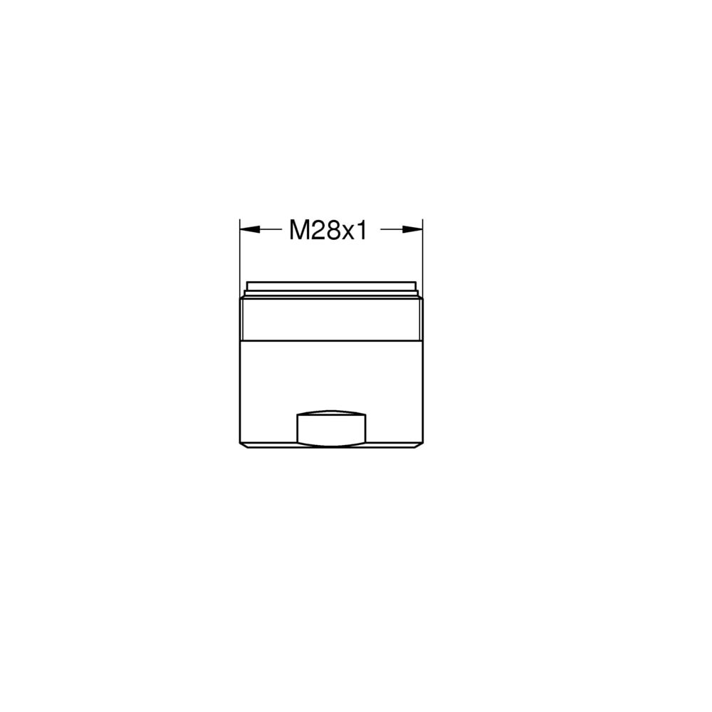 Grohe Strahlregler Sistra M28x1, Durchflussklasse M, 60-70l/min, Long-Life Shine, Silk ... GROHE-07899AV0 4005176241604 (Abb. 2)