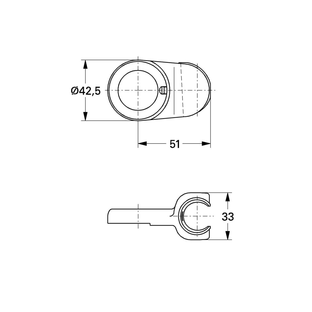 Grohe Brausehalter, Weiß, 08097L00... GROHE-08097L00  (Abb. 3)