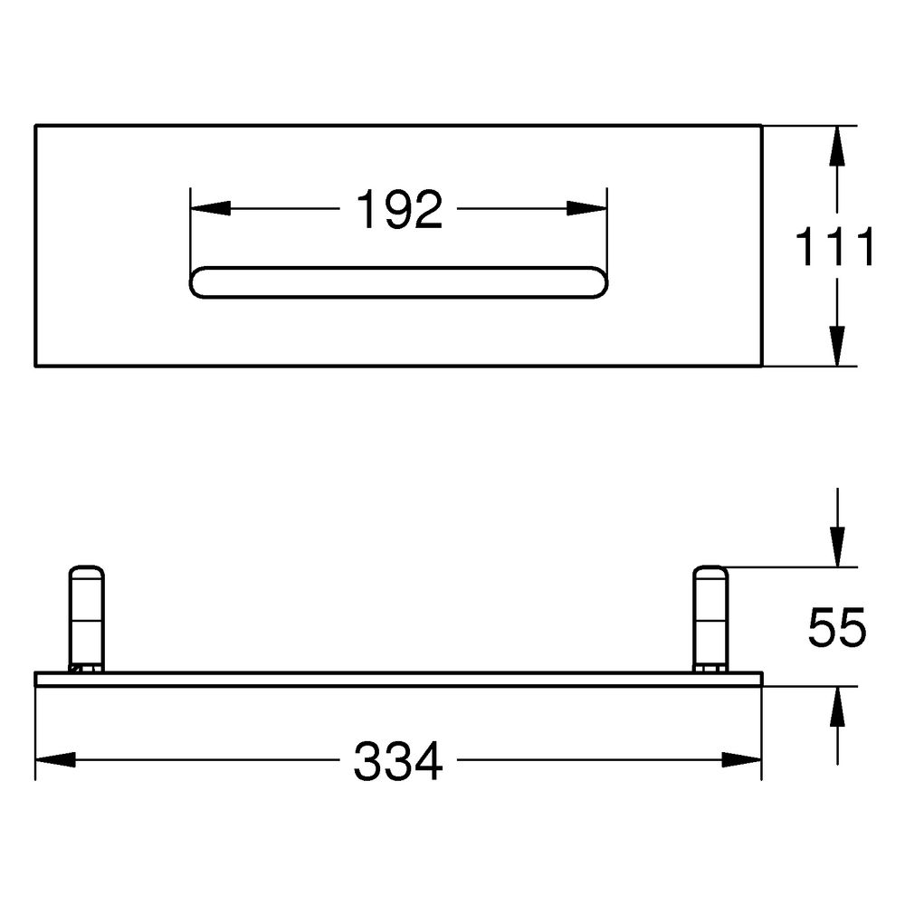 Grohe Rainshower Aqua Deckenbrausen-Abdeckung für Strahlbildner Cascade/Rainfall, 334... GROHE-104988MS00 4067393045359 (Abb. 3)