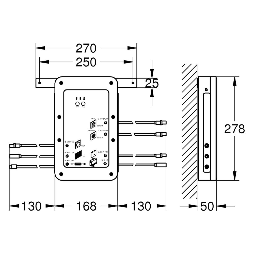 Grohe Steuereinheit 5.0 F-digital Deluxe für F-digital Deluxe Module, Bluetooth, 12 V... GROHE-1121339990 4067393094333 (Abb. 2)