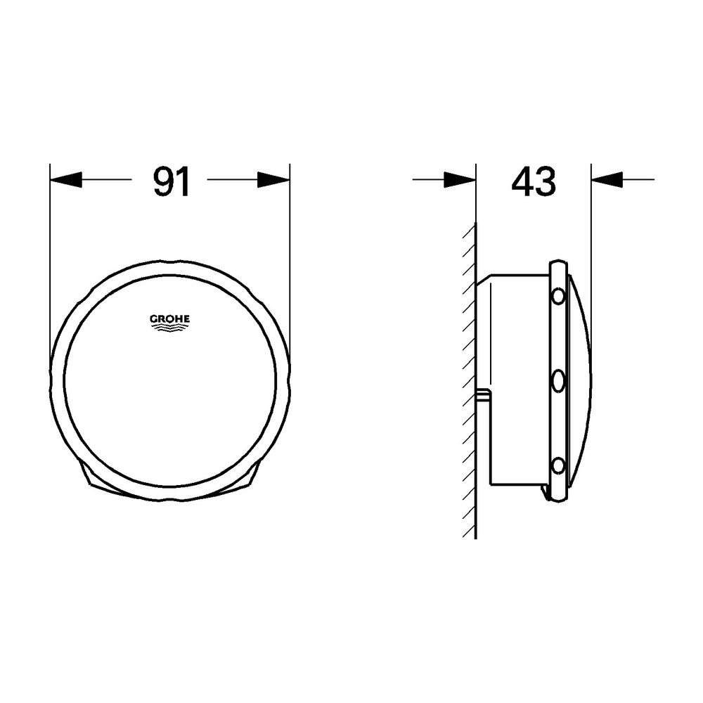 Grohe Talentofill Wannenfüll-, Ab- und Überlaufgarnitur, Mattschwarz, zur Kombination ... GROHE-199522430 4067393021810 (Abb. 3)