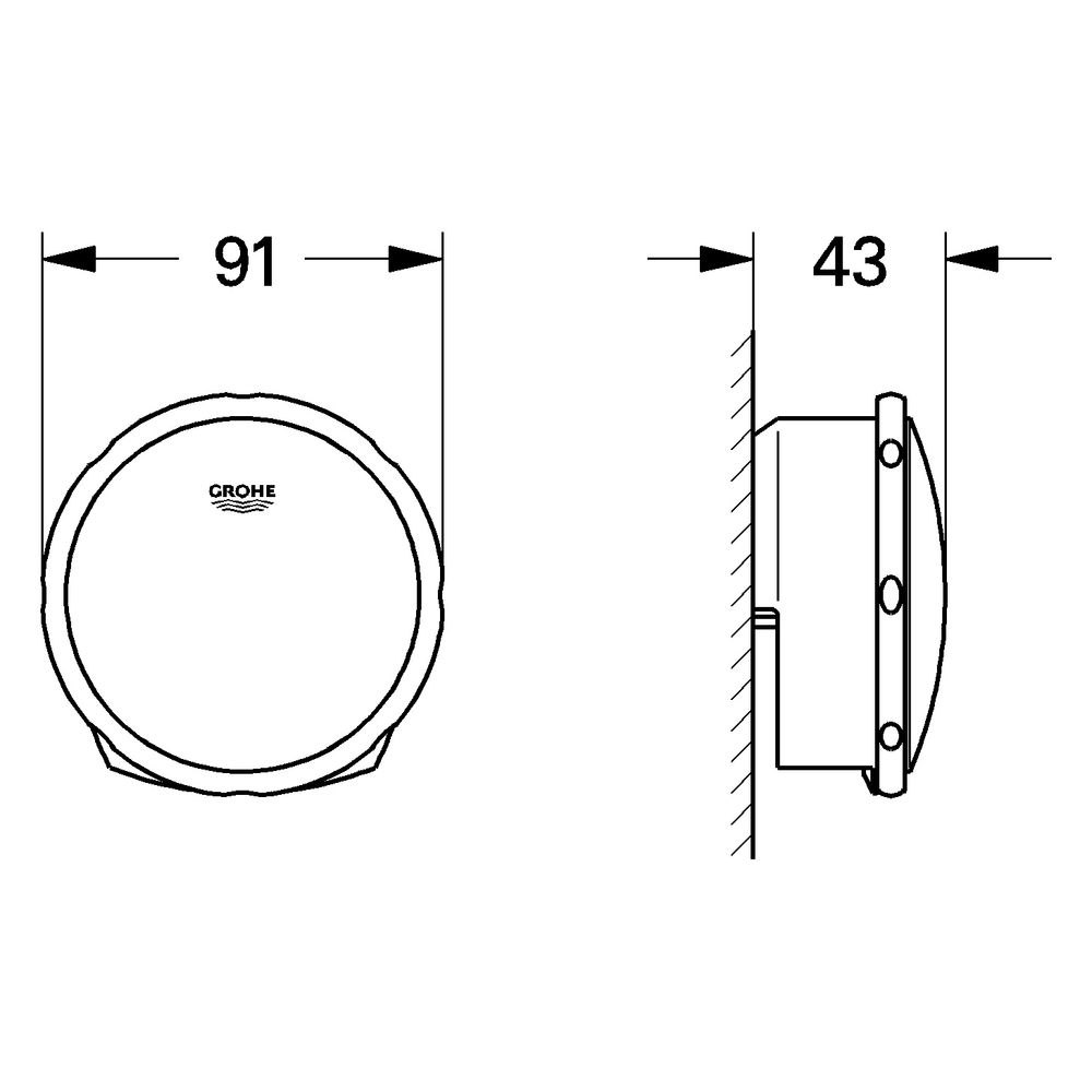 Grohe Talentofill Wannenfüll-, Ab- und Überlaufgarnitur, FMS, zur Komb. mit Wannengarni... GROHE-19952MG0 4005176944345 (Abb. 3)