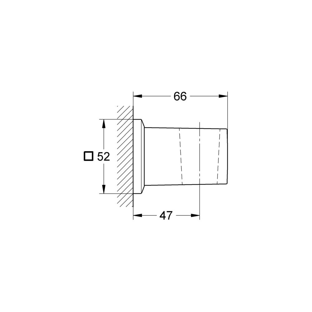 Grohe Allure Brilliant Handbrausehalter, Wandhalterung, Messing, Hard Graphite, 27706A0... GROHE-27706A00 4005176491030 (Abb. 3)