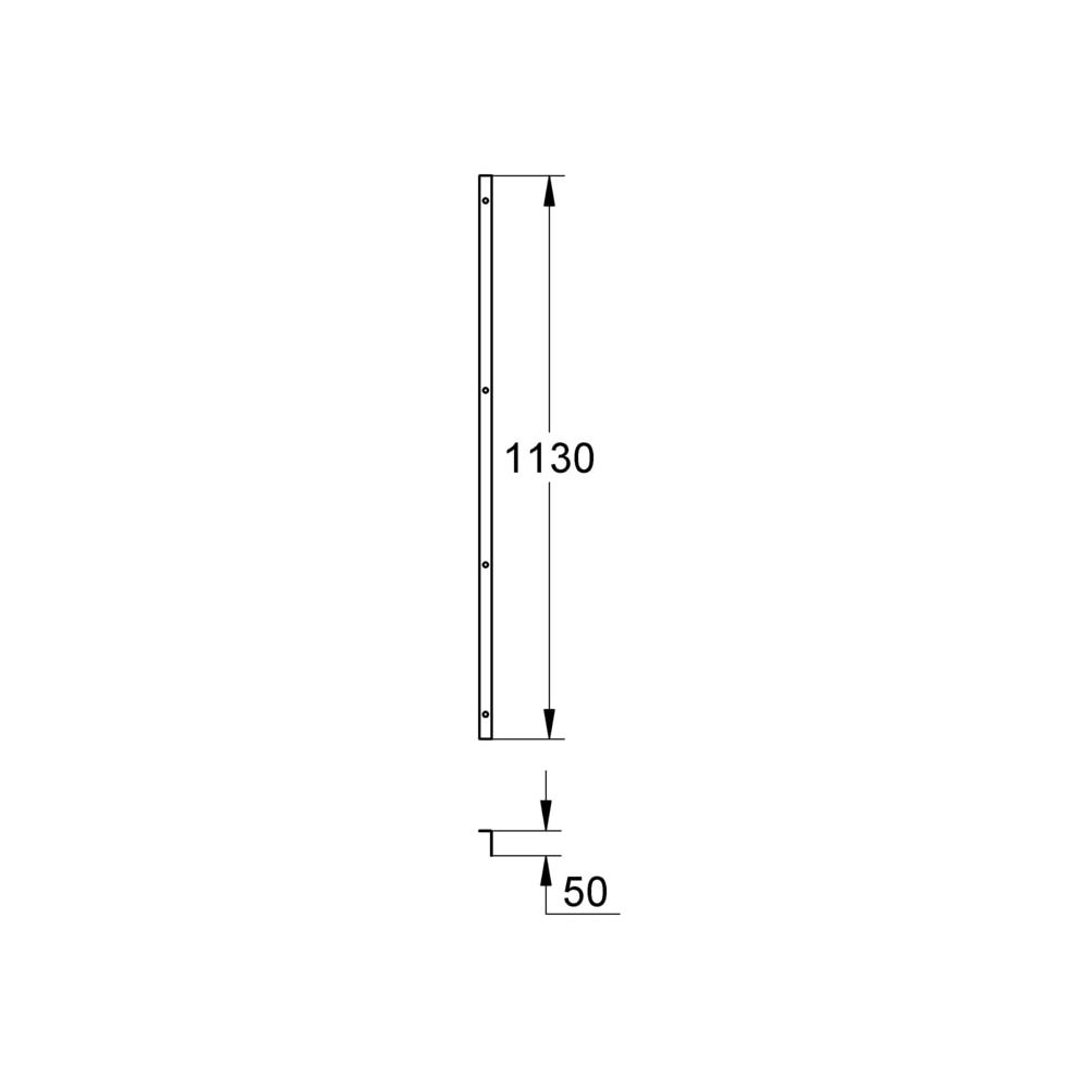Grohe Rapid SL Wandwinkel, 50x25mm, Stahl, 37220001... GROHE-37220001  (Abb. 3)