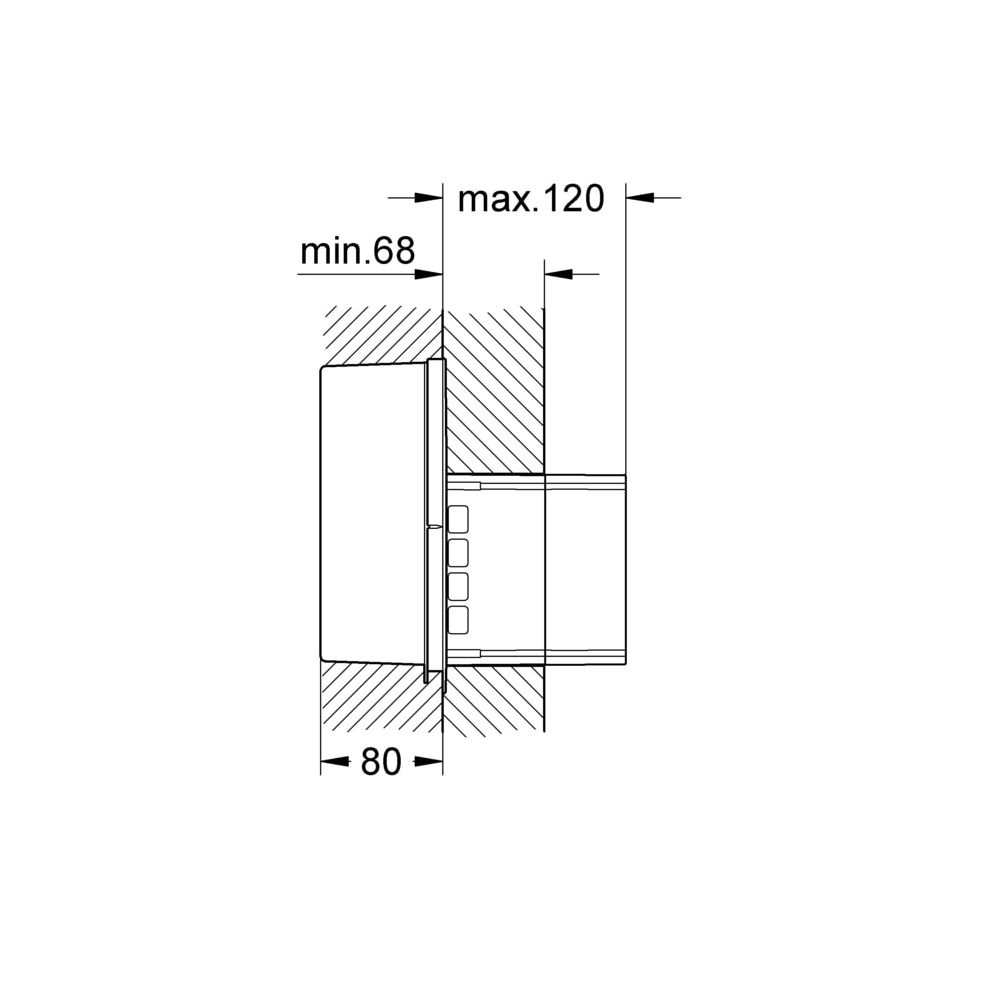 Grohe Verlängerungsset, 50mm, für Rapido U oder Rapido UMB, 38896000... GROHE-38896000  (Abb. 3)
