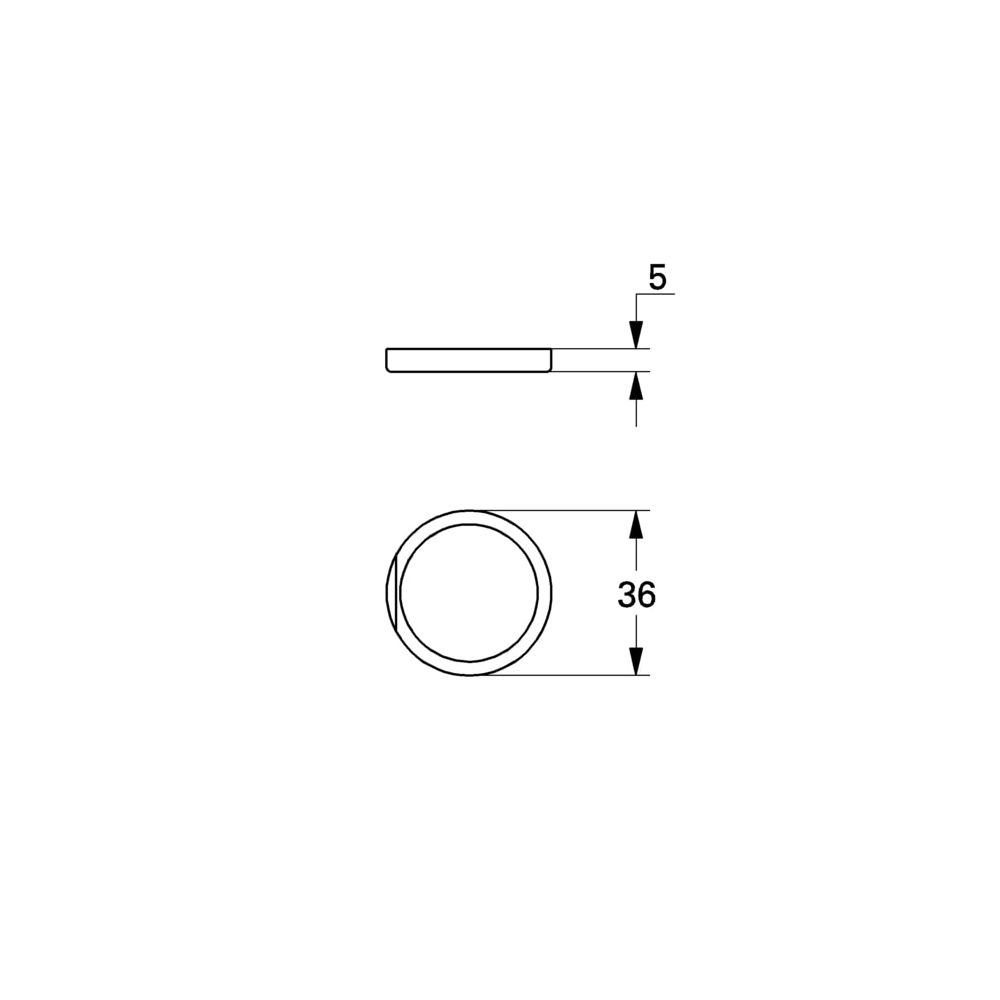 Grohe Farbkappen Taron, Mattchrom, 40183P0M... GROHE-40183P0M  (Abb. 3)