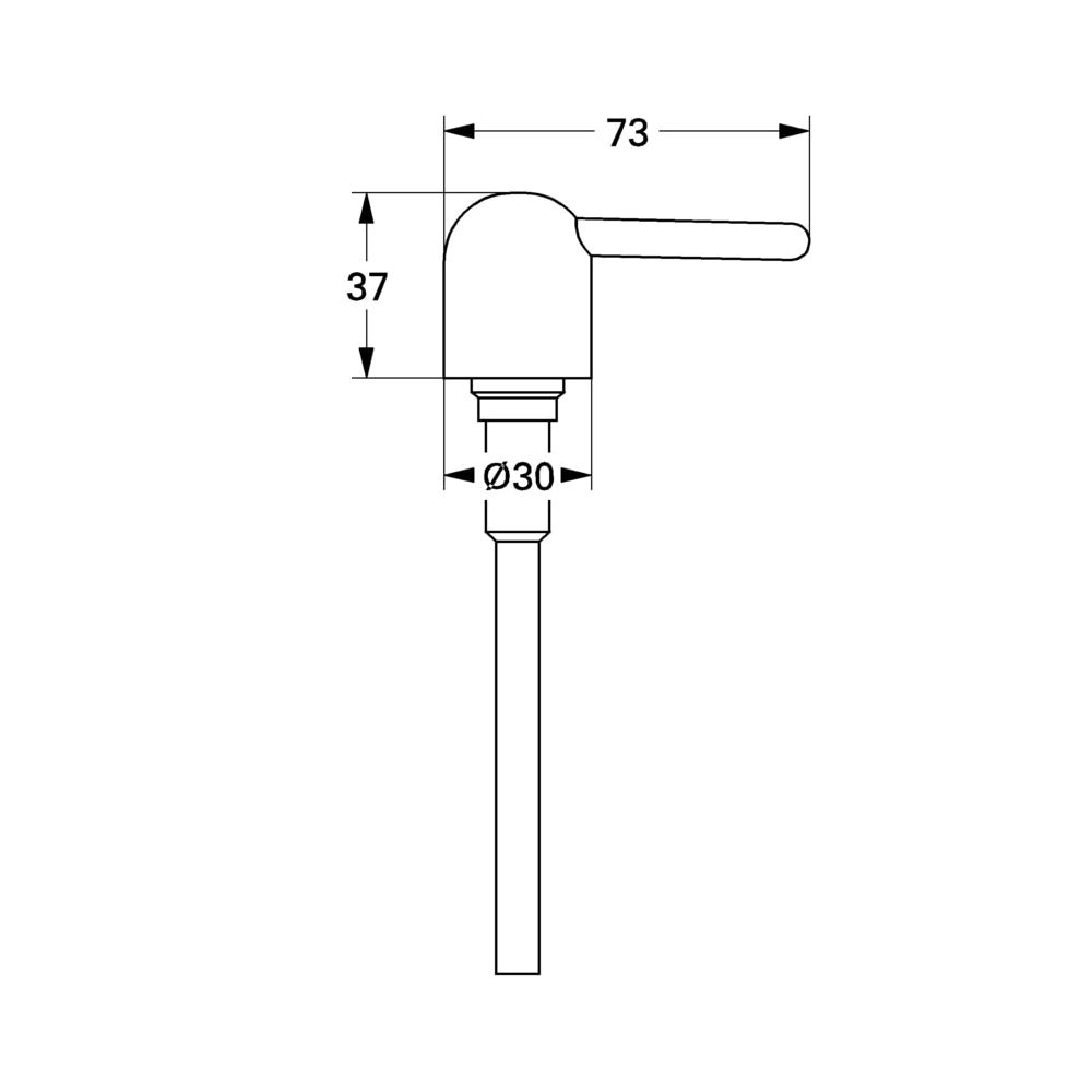 Grohe Seifenspender-Ersatzpumpe StarLight, Gold, 40212G00... GROHE-40212G00  (Abb. 3)