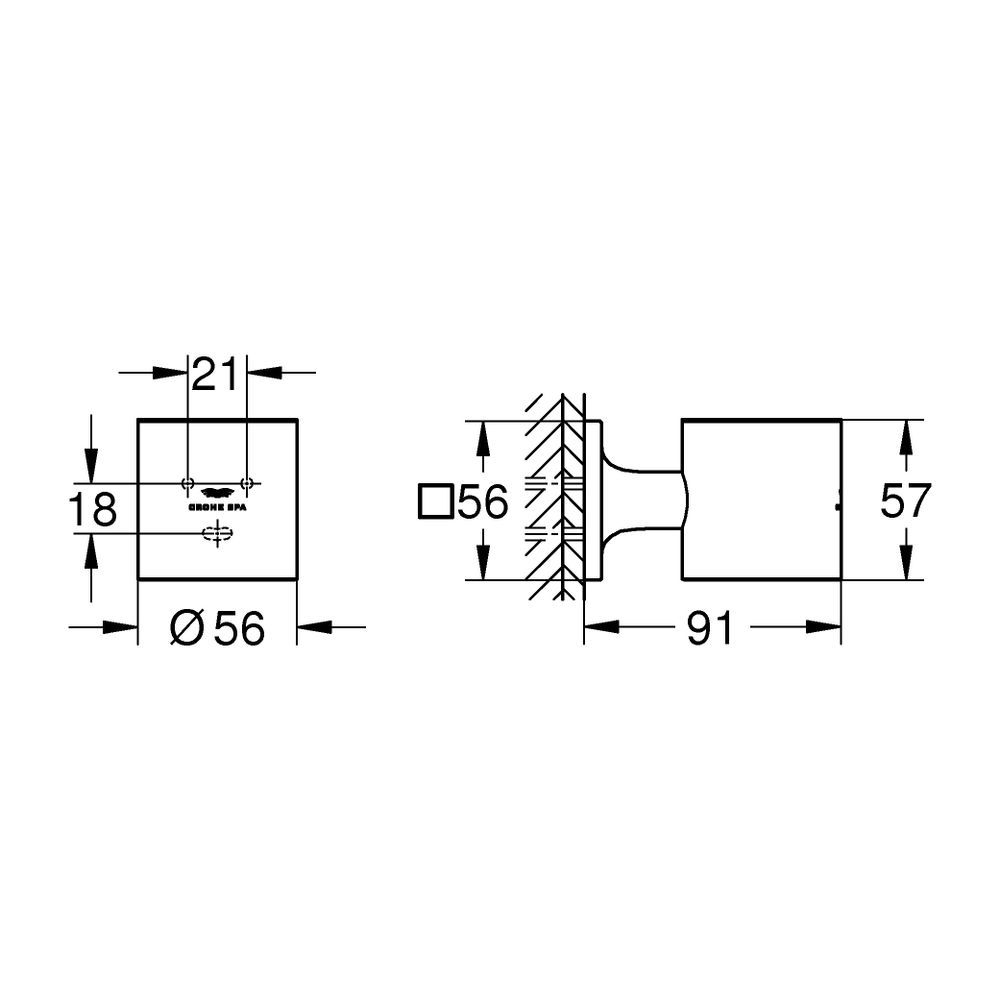 Grohe Allure Halter Warm Sunset für Glas oder Seifenspender... GROHE-40278DA1 4005176531590 (Abb. 3)
