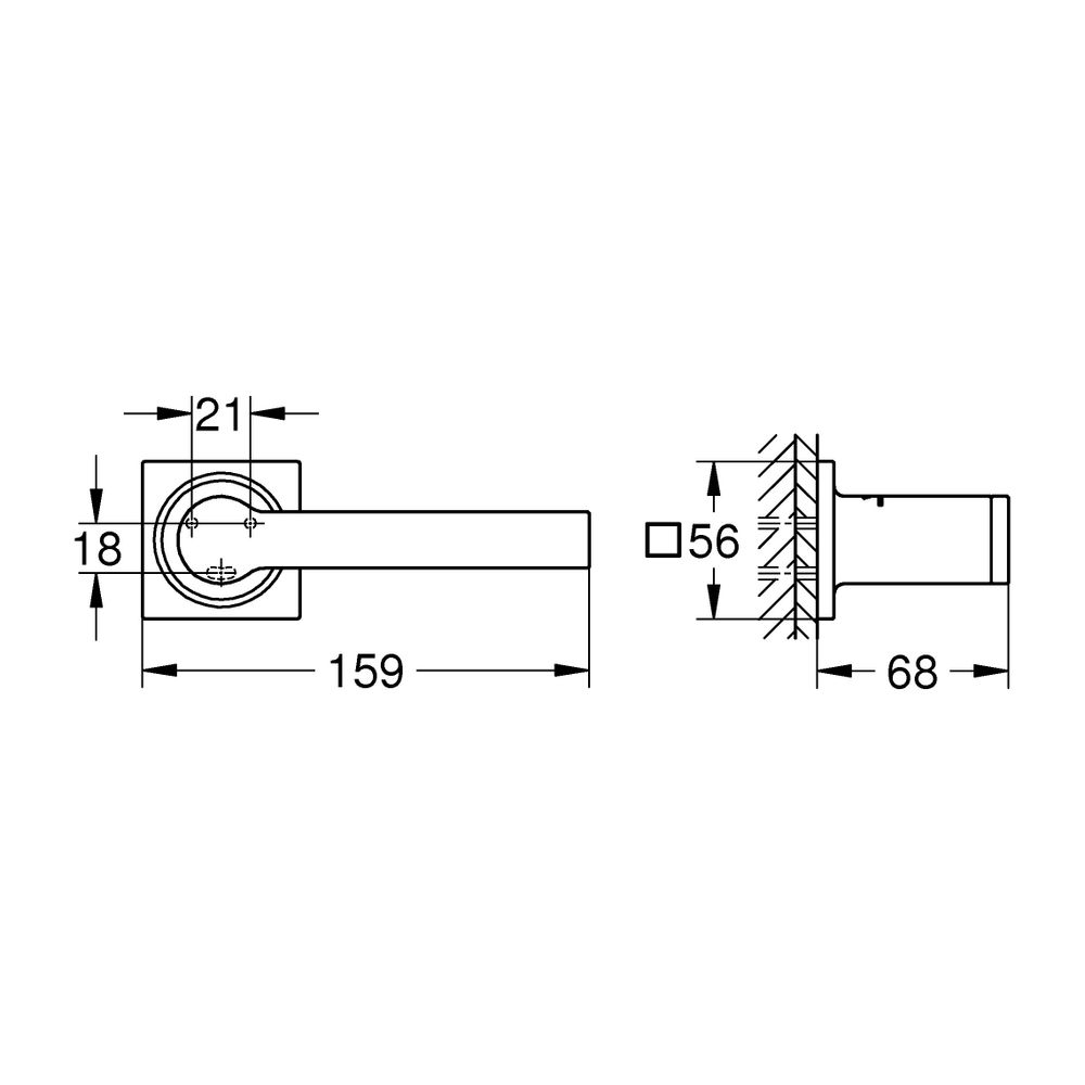 Grohe Allure WC-Papierhalter, Toilettenpapierhalter Supersteel ohne Deckel... GROHE-40279DC1 4005176953576 (Abb. 3)