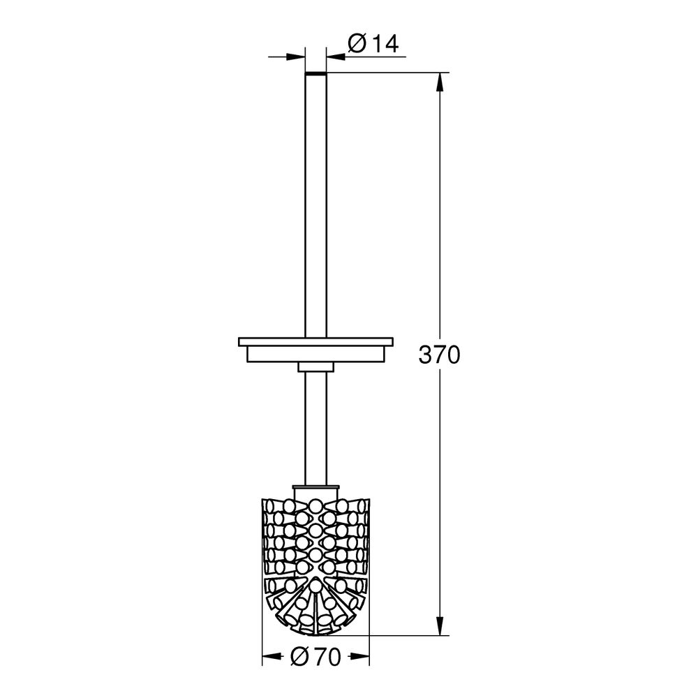 Grohe Ersatzbürste Warm Sunset für WC-Bürstengarnitur... GROHE-40951DA0 4005176519659 (Abb. 3)