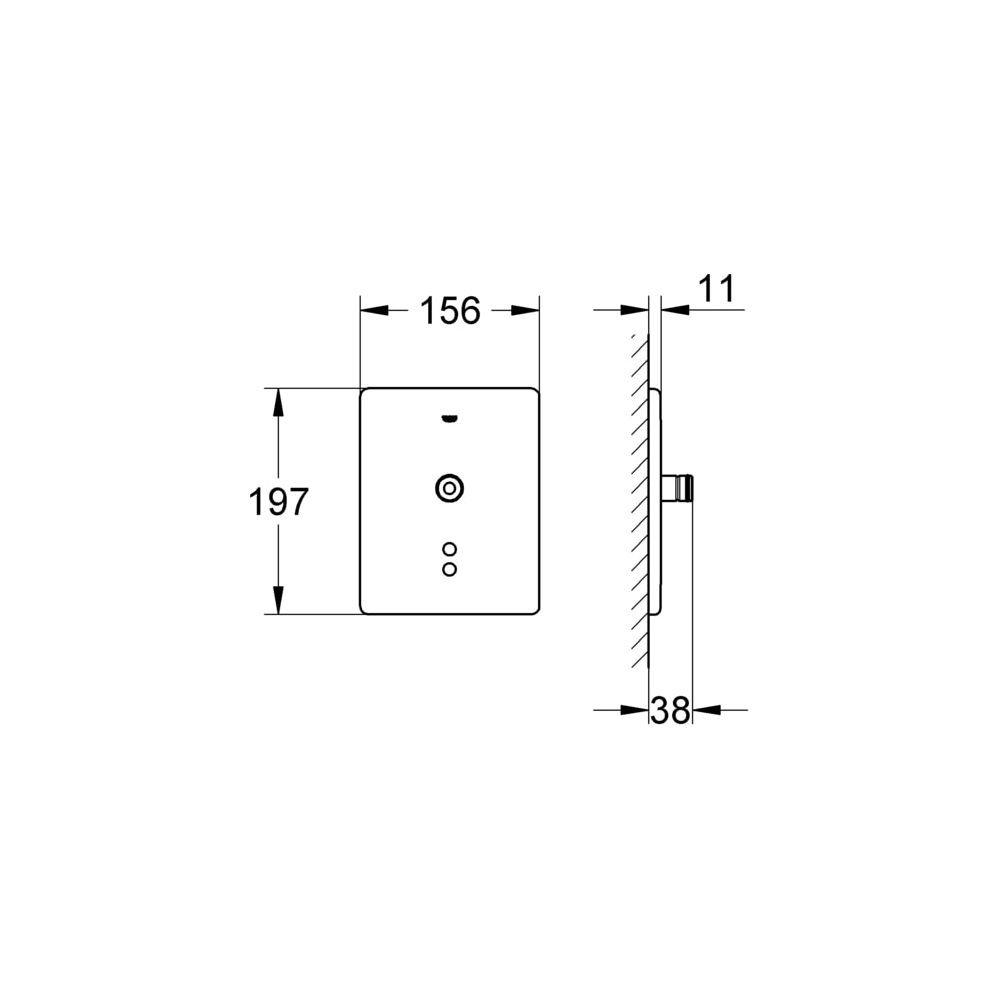 Grohe Austausch-Elektronik für DALactron 259.10.200, 42329000... GROHE-42329000  (Abb. 2)