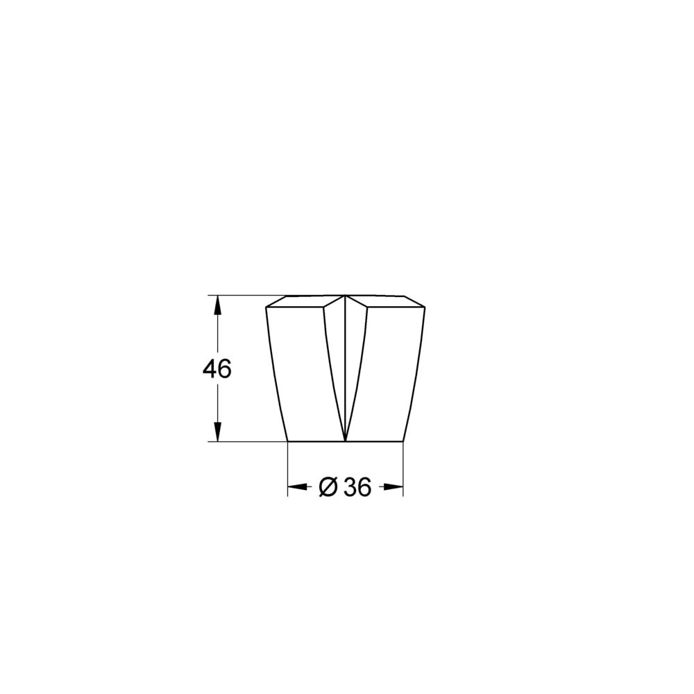 Grohe Griff Costa, wärmeisoliert, Kunststoff, verchromt, Blau/Rot, 45144Y00... GROHE-45144Y00  (Abb. 3)