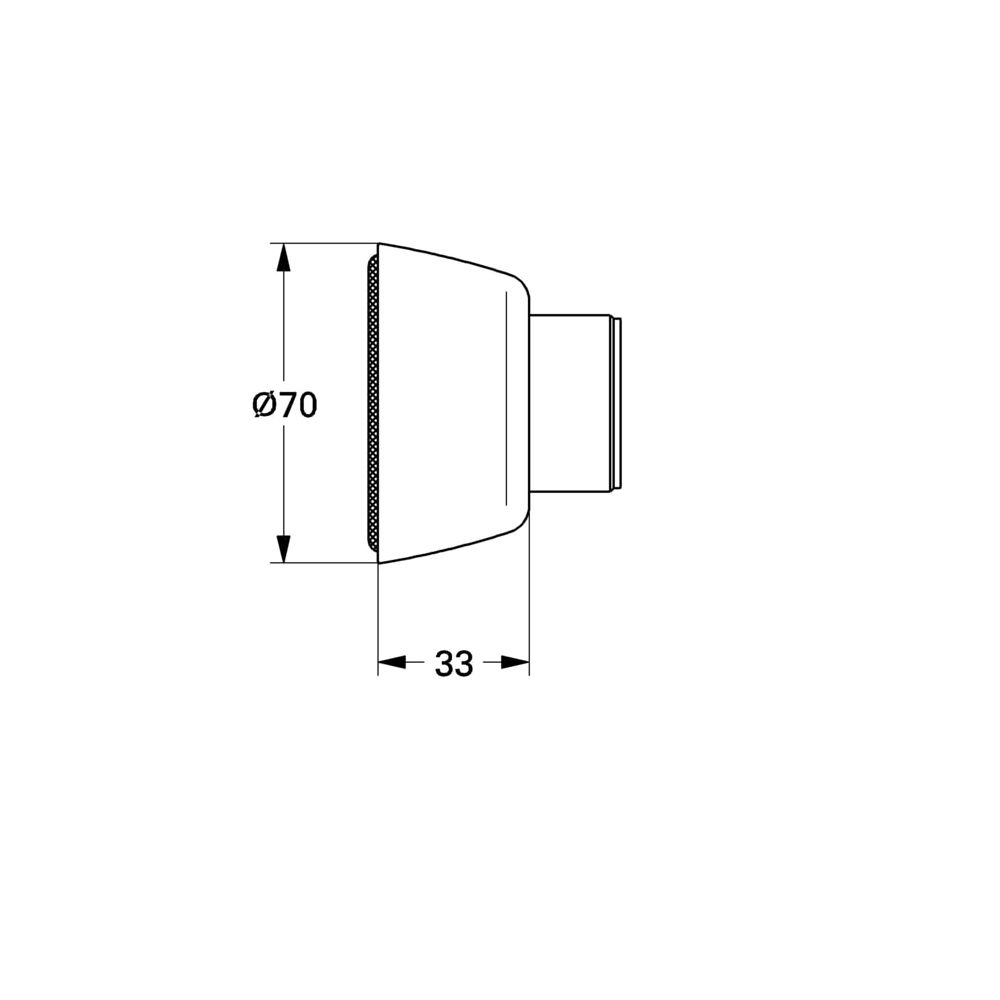 Grohe Rosette, DN 15, Nickel poliert, 45545BE0... GROHE-45545BE0  (Abb. 3)