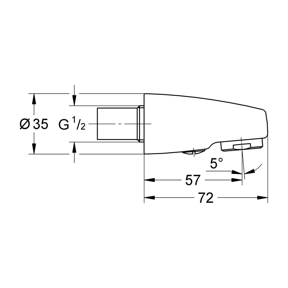 Grohe Europlus Auslaufbrause Waschtischbatterie herausziehbar, Gold, 46103G00... GROHE-46103G00 4005176008825 (Abb. 3)