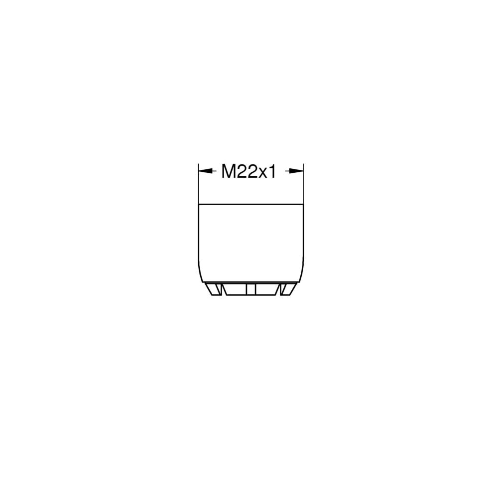 Grohe Strahlregler, M22x1, ohne Durchflussbegrenzung, StarLight, Mocca, 46163H00... GROHE-46163H00  (Abb. 2)