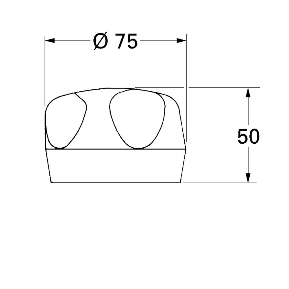 Grohe Temperaturwählgriff, Schwarz, 47196000... GROHE-47196000  (Abb. 2)