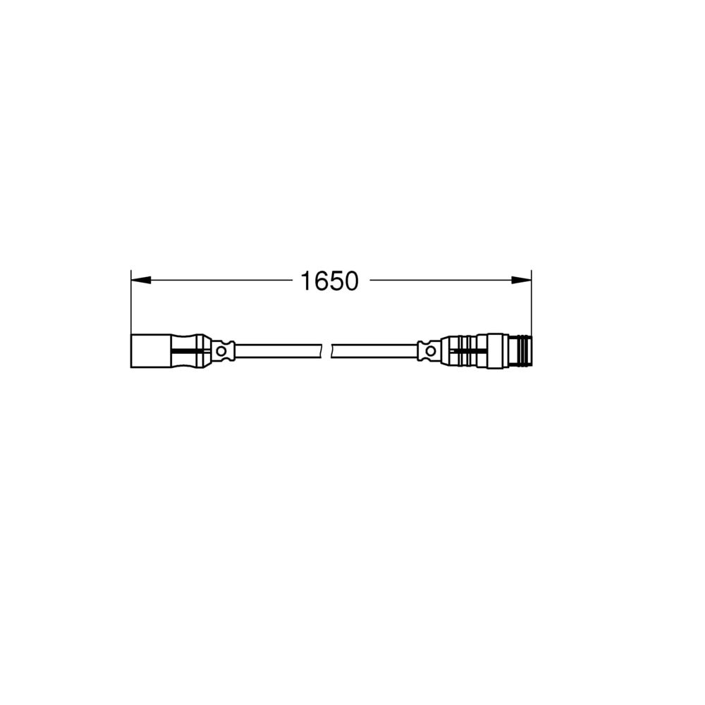Grohe Verlängerungskabel F-digital Deluxe, 1,65m, 47910000... GROHE-47910000  (Abb. 3)
