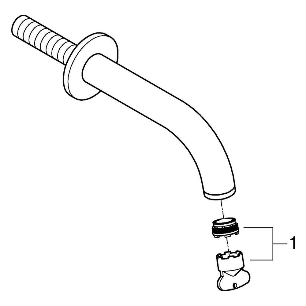 Grohe Atrio Wanneneinlauf, Wandmontage, Ausladung 171mm, Cool Sunrise, 13487GL0... GROHE-13487GL0 4005176761737 (Abb. 6)