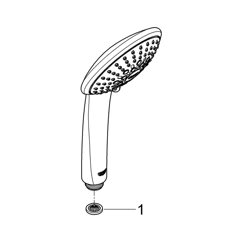 Grohe Euphoria 110 Champagne Handbrause 18,5 Liter, SprayDimmer, Chrom, 27222000... GROHE-27222000 4005176854132 (Abb. 5)