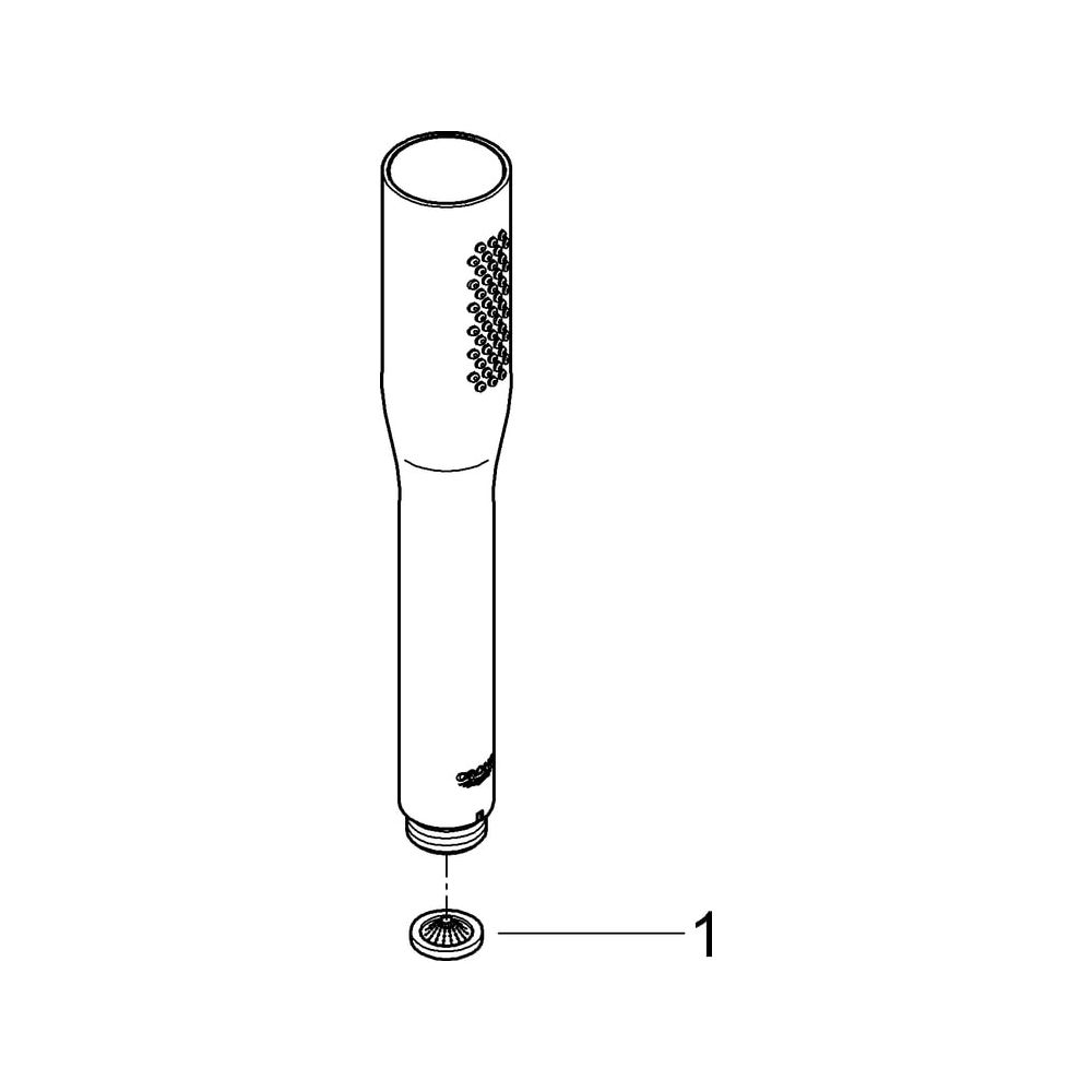 Grohe Euphoria Cosmopolitan Stick Handbrause, 1 Strahlart, 8l/min, Chrom, 27400000... GROHE-27400000 4005176877292 (Abb. 6)
