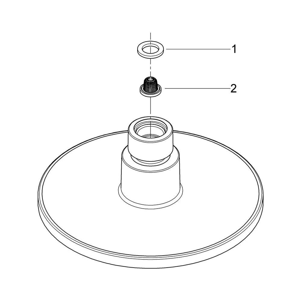 Grohe Euphoria Cosmopolitan 160 Kopfbrause, 1 Strahlart, ma. Durchfluss 7,5l/min bei 3 ... GROHE-28233000 4005176868016 (Abb. 7)