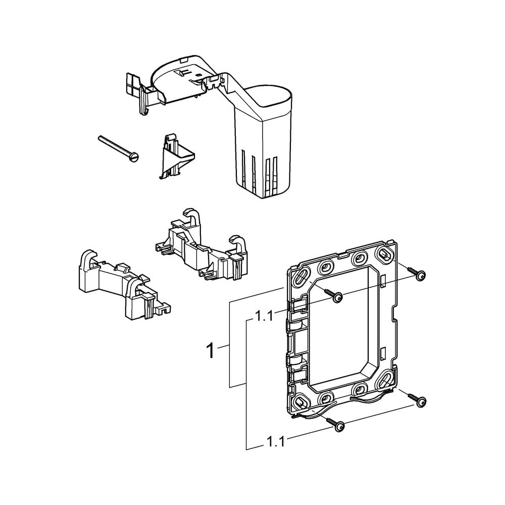Grohe Umrüstset Grohe Fresh für Spülkästen mit pneumatischem Ablaufventil und kleiner R... GROHE-38796000 4005176857034 (Abb. 5)