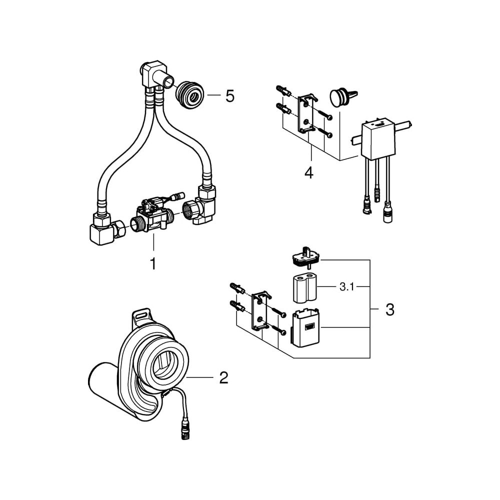 Grohe Temperatursensor für Urinal, 6V Lithiumbatterie, 39367000... GROHE-39367000 4005176341533 (Abb. 6)