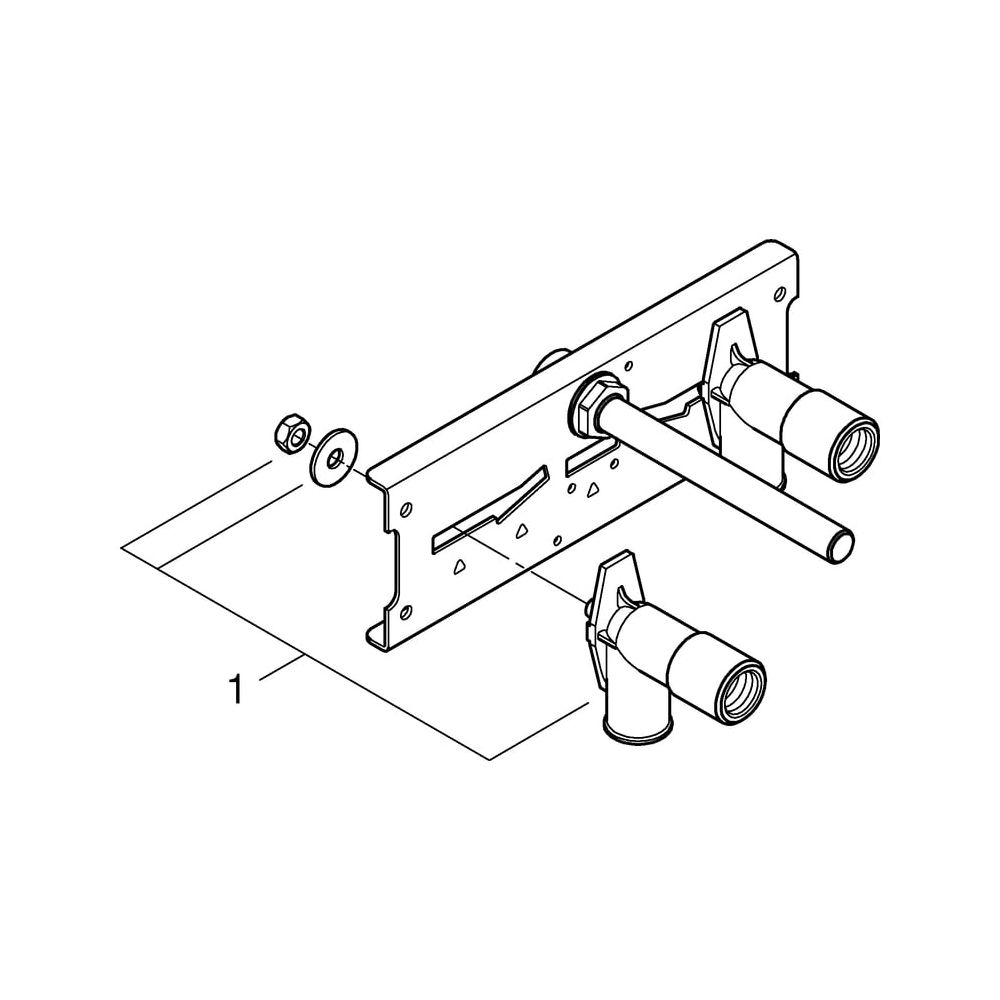 Grohe Thermostat-Rohbauset Eurosmart CE, 230V, zur Verwendung mit Eurosmart Cosmopolita... GROHE-39383000 4005176356926 (Abb. 5)