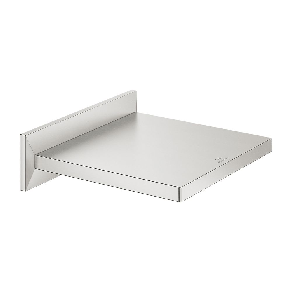 Grohe Allure Brilliant Schwallauslauf Supersteel, Ausladung 180mm für Wanne und Brause... GROHE-13486DC0 4005176756658 (Abb. 1)
