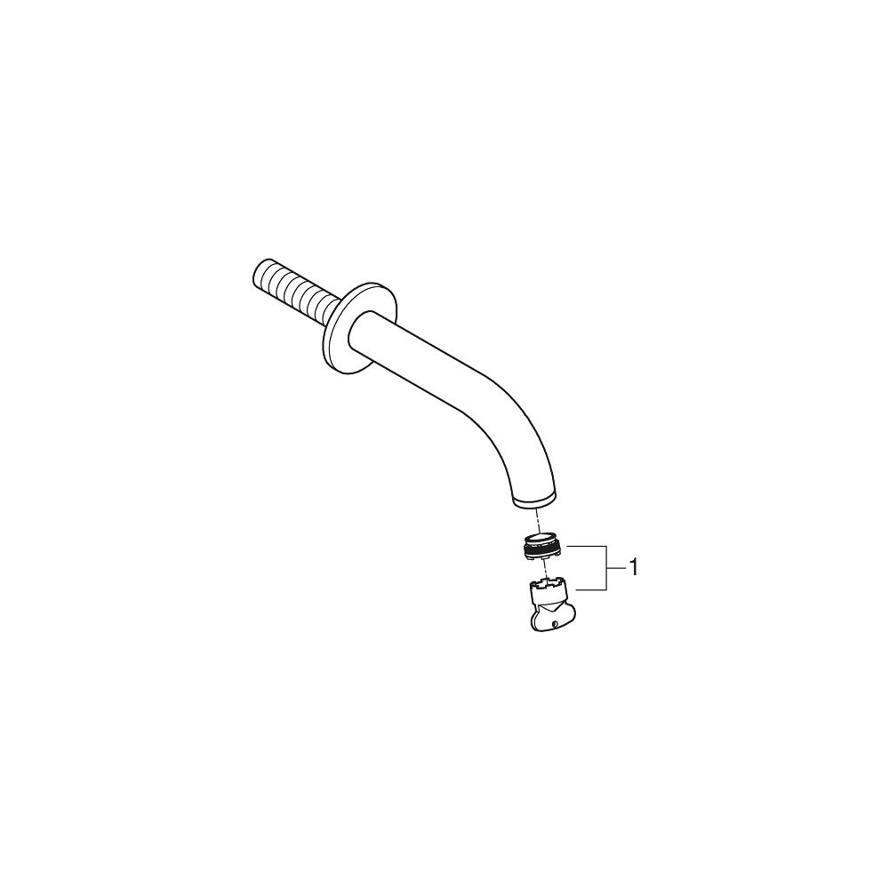 Grohe Atrio Wanneneinlauf Warm Sunset, Wandmontage, Ausladung 171mm... GROHE-13487DA0 4005176761713 (Abb. 5)