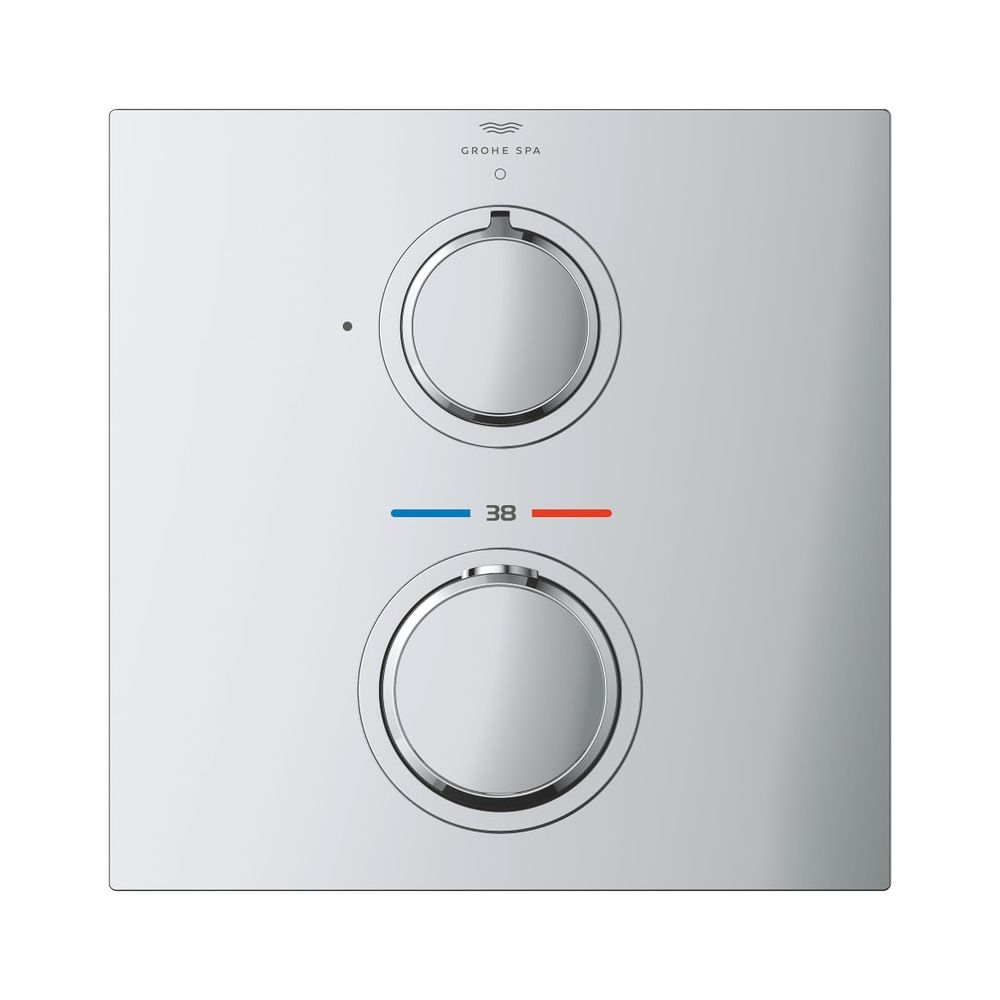 Grohe Allure Thermostat mit 1 Absperrventil chrom 19380002... GROHE-19380002 4005176513190 (Abb. 2)