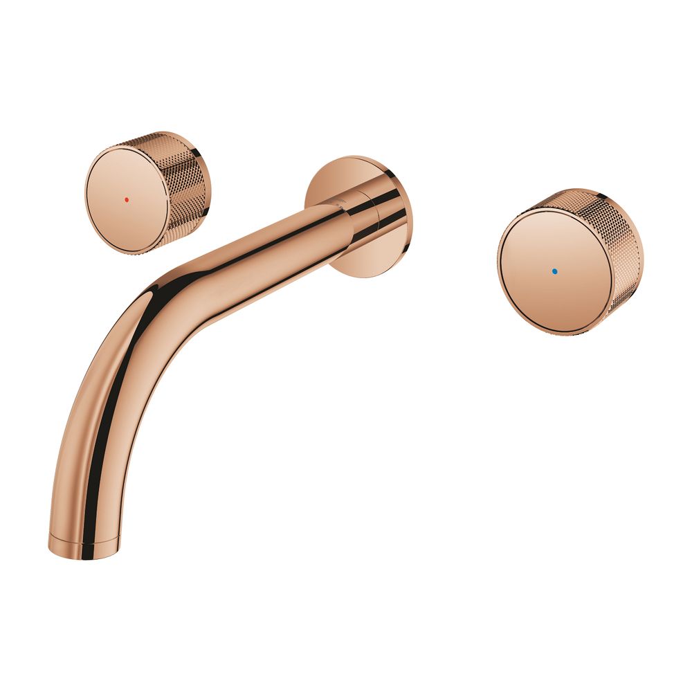 Grohe Atrio PC 3-Loch-Waschtisch-Wandbatterie Warm Sunset, Fertigset für Knopfbetätigun... GROHE-20589DA0 4005176511615 (Abb. 2)