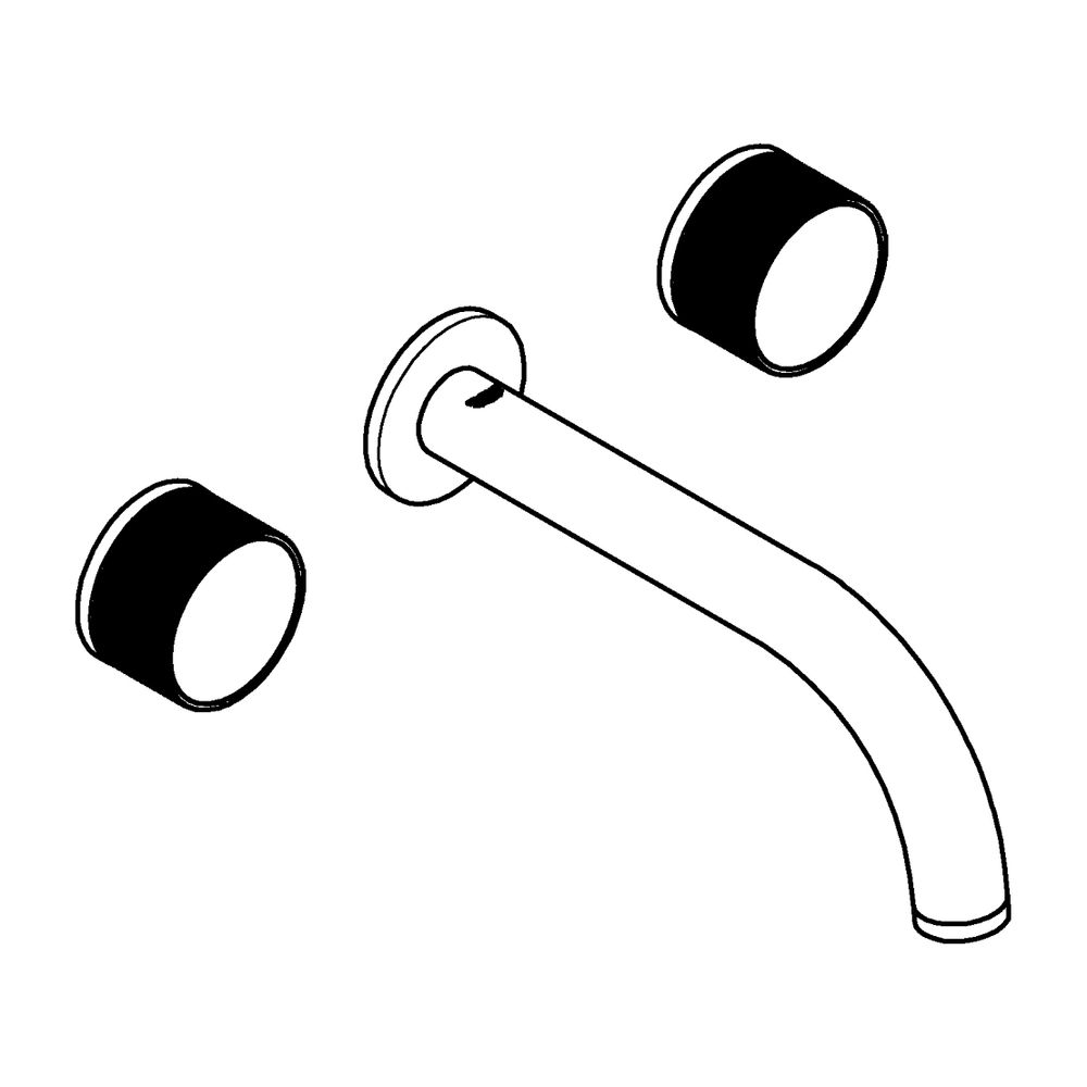 Grohe Atrio PC 3-Loch-Waschtisch-Wandbatterie Warm Sunset, Fertigset für Knopfbetätigun... GROHE-20589DA0 4005176511615 (Abb. 6)