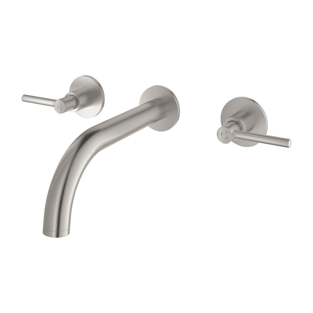 Grohe Atrio 3-Loch-Waschtischbatterie Supersteel, Fertigmontageset, mit Hebelgriffen, W... GROHE-20662DC0 4005176763205 (Abb. 3)
