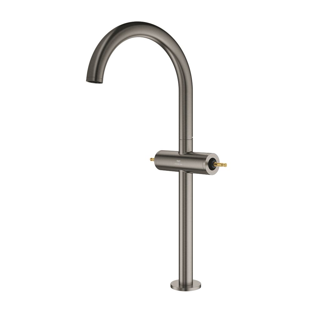 Grohe Atrio PC Waschtisch-Einlochbatterie XL-Size, Hard Graphite gebürstet für Hebelgri... GROHE-21140AL0 4005176510410 (Abb. 3)