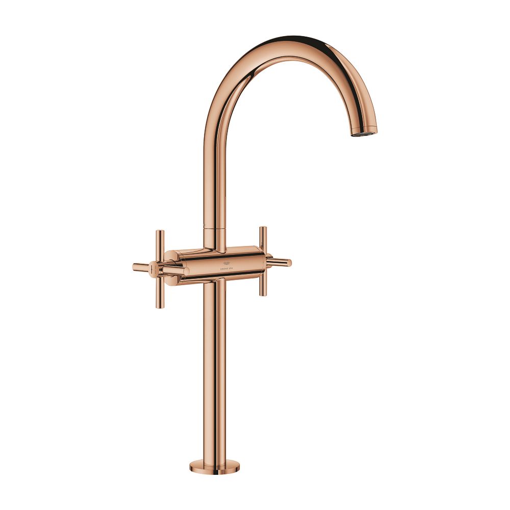 Grohe Atrio Waschtisch-Einlochbatterie 1/2" XL-Size, Warm Sunset, mit Kreuzgriff, für f... GROHE-21149DA0 4005176761232 (Abb. 1)