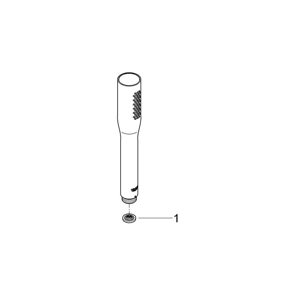 Grohe Euphoria Cosmopolitan Stick Handbrause, 1 Strahlart, 9,5l/min Durchflusskonstanth... GROHE-22126KF0 4005176782626 (Abb. 4)