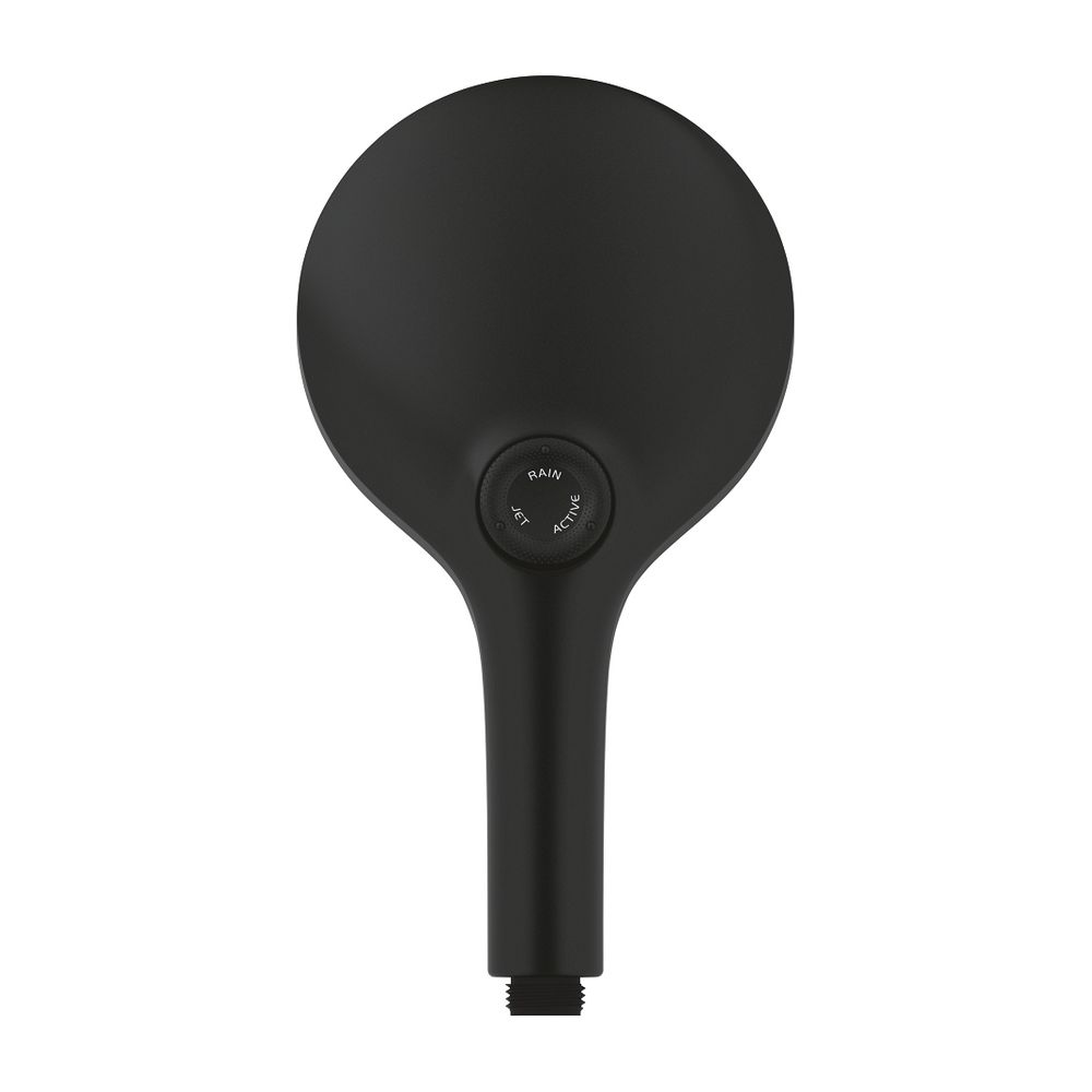 Grohe Rainshower SmartActive 130 Handbrause, Phantom Black, 3 Strahlarten, 9,5l/min Dur... GROHE-22127KF0 4005176782633 (Abb. 3)