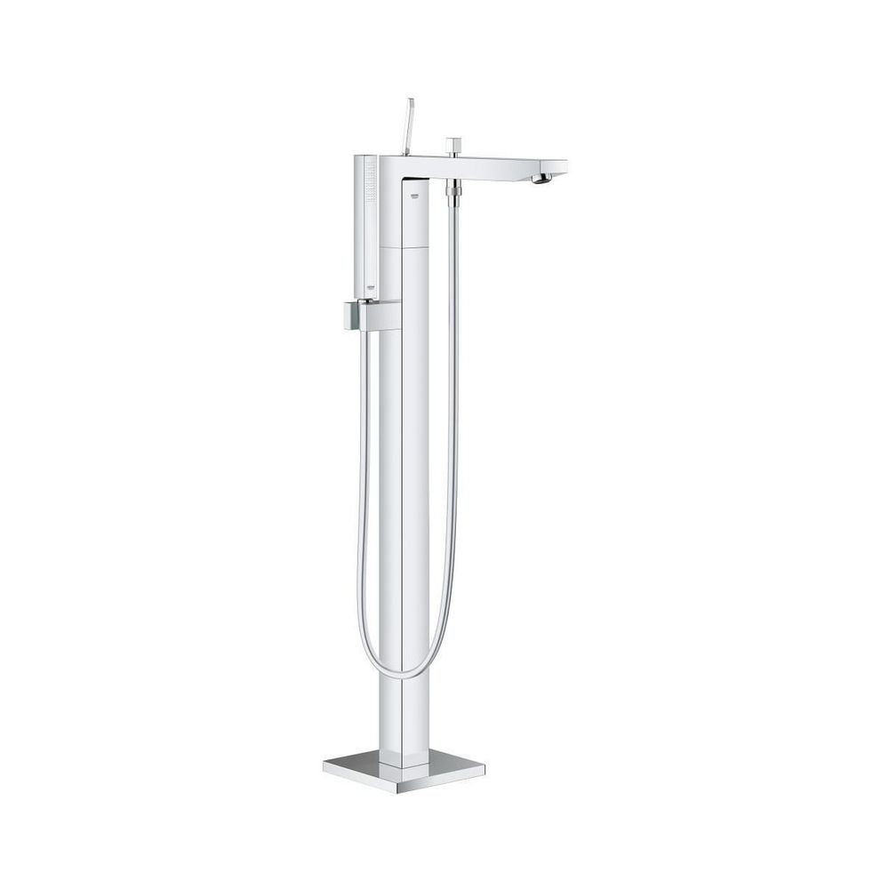 Grohe Eurocube Joy Einhand-Wannenbatterie 1/2" Bodenmontage chrom 23667001... GROHE-23667001 4005176429019 (Abb. 1)