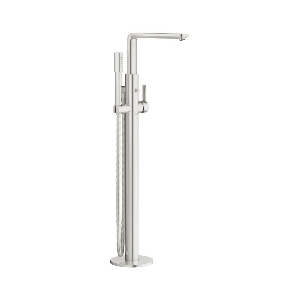 Grohe Lineare Einhand-Wannenbatterie 1/2" Bodenmontage supersteel 23792DC1... GROHE-23792DC1 4005176412837 (Abb. 1)