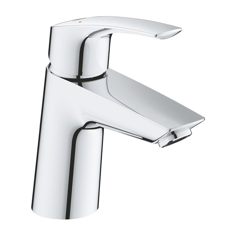 Grohe Eurosmart Einhand-Waschtischbatterie, S-Size, geneigt Version, Chrom, glatter Kör... GROHE-23968003 4005176611575 (Abb. 1)