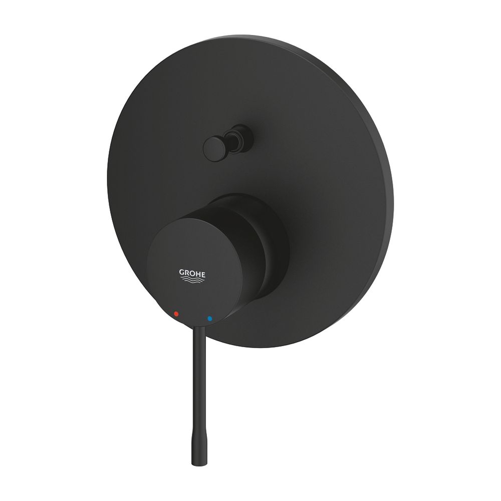 Grohe Essence 1-Loch-Einhand-Wannenbatterie Phantom Black, Professional Edition, Fertig... GROHE-24167KF1 4005176782343 (Abb. 3)