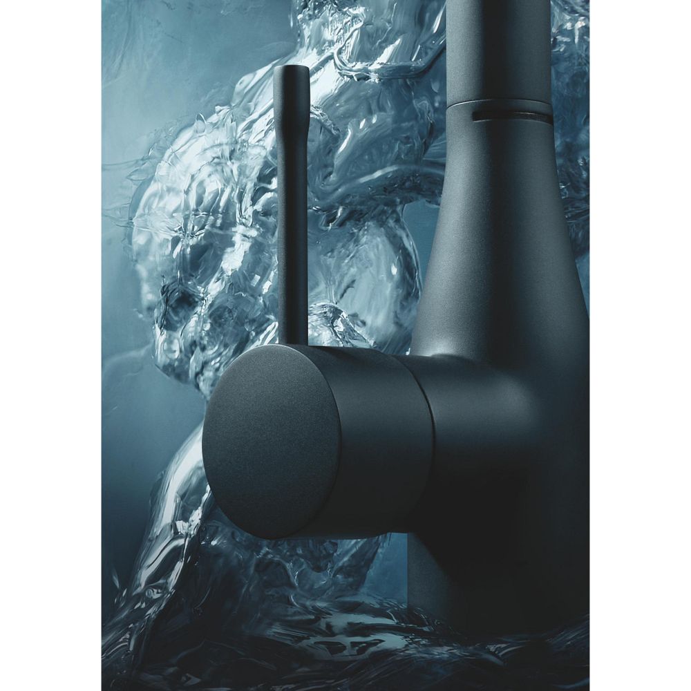 Grohe Essence 1-Loch-Einhand-Waschtischbatterie L-Size, Phantom Black, glatter Körper, ... GROHE-24177KF1 4005176782350 (Abb. 2)