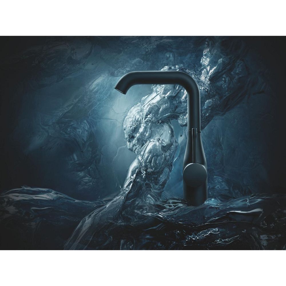 Grohe Essence 1-Loch-Einhand-Waschtischbatterie L-Size, Phantom Black, glatter Körper, ... GROHE-24177KF1 4005176782350 (Abb. 3)