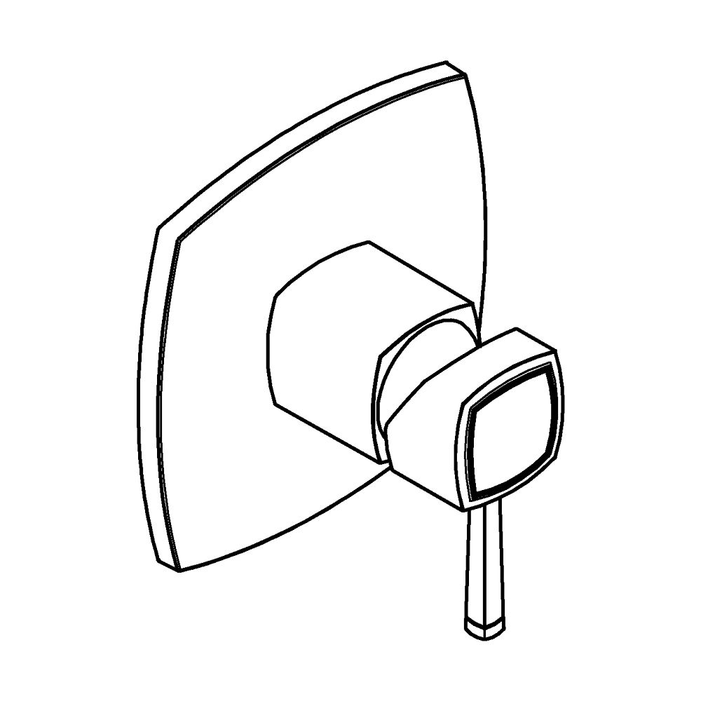 Grohe Grandera 1-Loch-Einhand-Brausebatterie Chrom, Fertigmontageset für Rapido SmartBo... GROHE-24259000 4005176758348 (Abb. 5)
