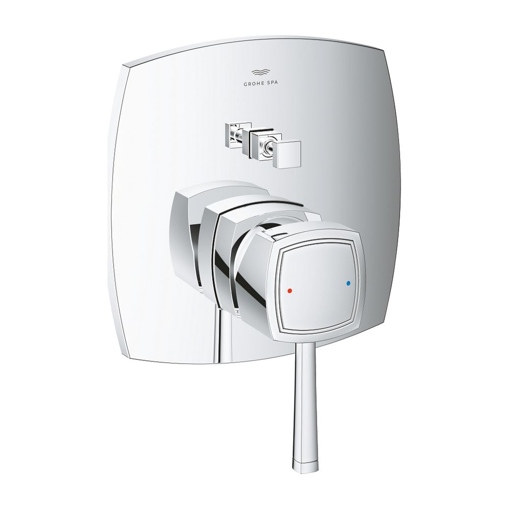Grohe Grandera 1-Loch-Einhand-Wannenbatterie Chrom, Fertigmontageset für Rapido SmartBo... GROHE-24260000 4005176758362 (Abb. 1)