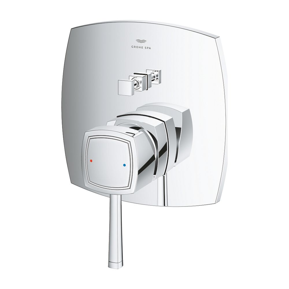 Grohe Grandera 1-Loch-Einhand-Wannenbatterie Chrom, Fertigmontageset für Rapido SmartBo... GROHE-24260000 4005176758362 (Abb. 3)